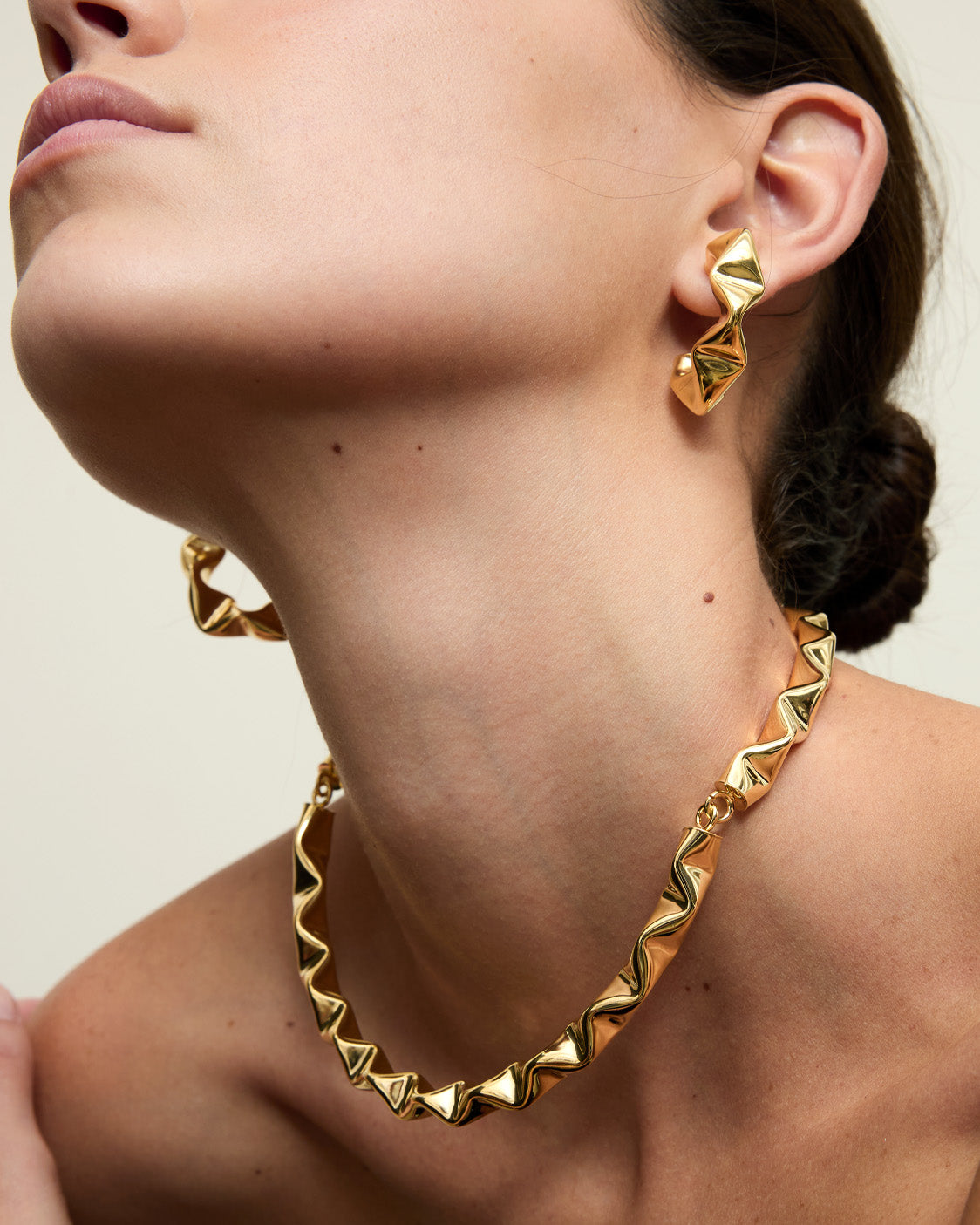 Pendientes Small Twisted - NUNU BARCELONA