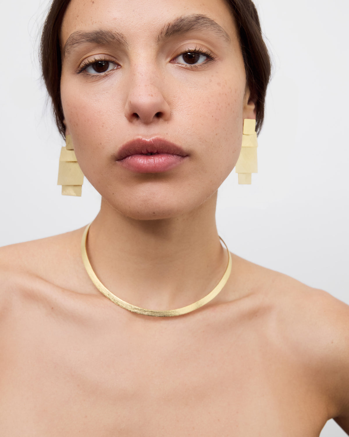 Pendientes Teja