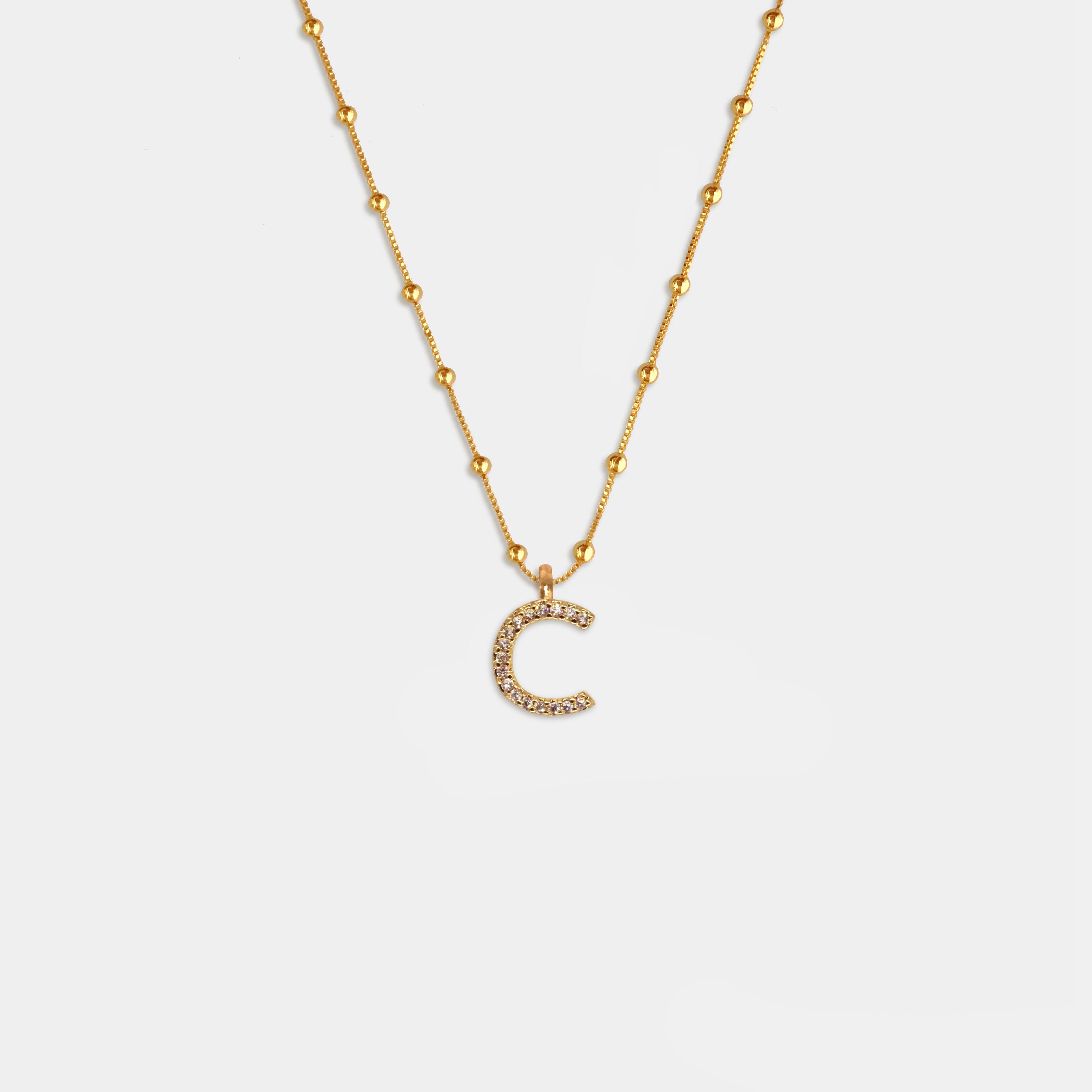 (WH) Collar Shine Letter