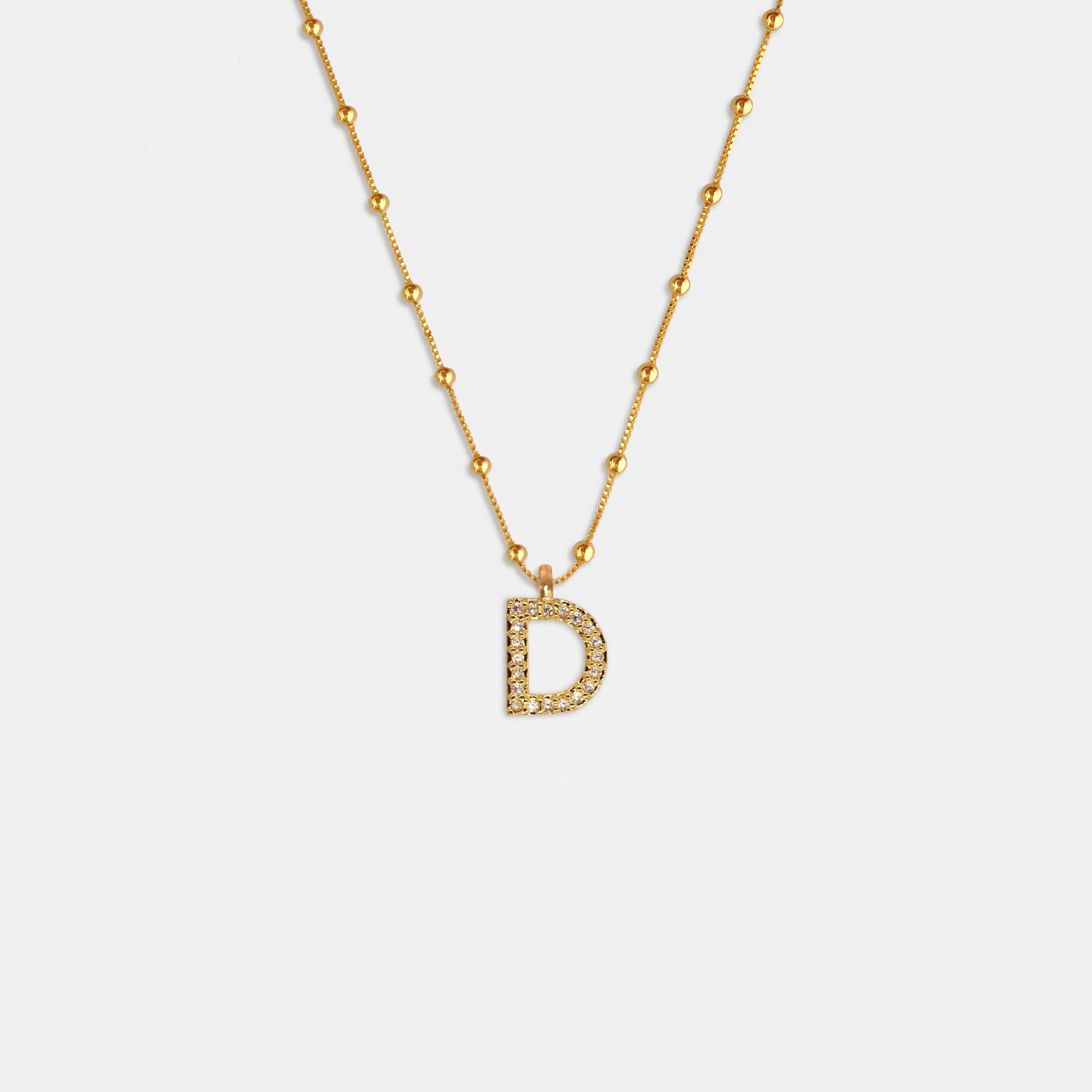 (WH) Collar Shine Letter