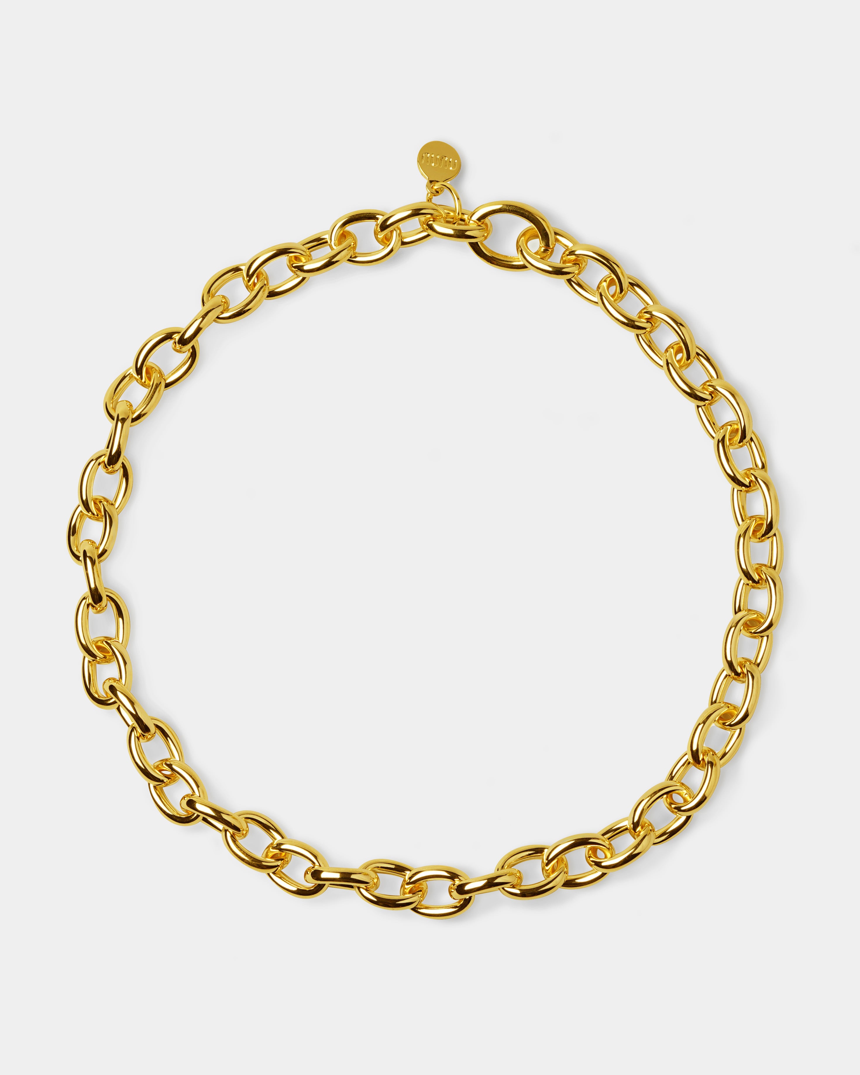 (WH) Collar Oval Links Lock