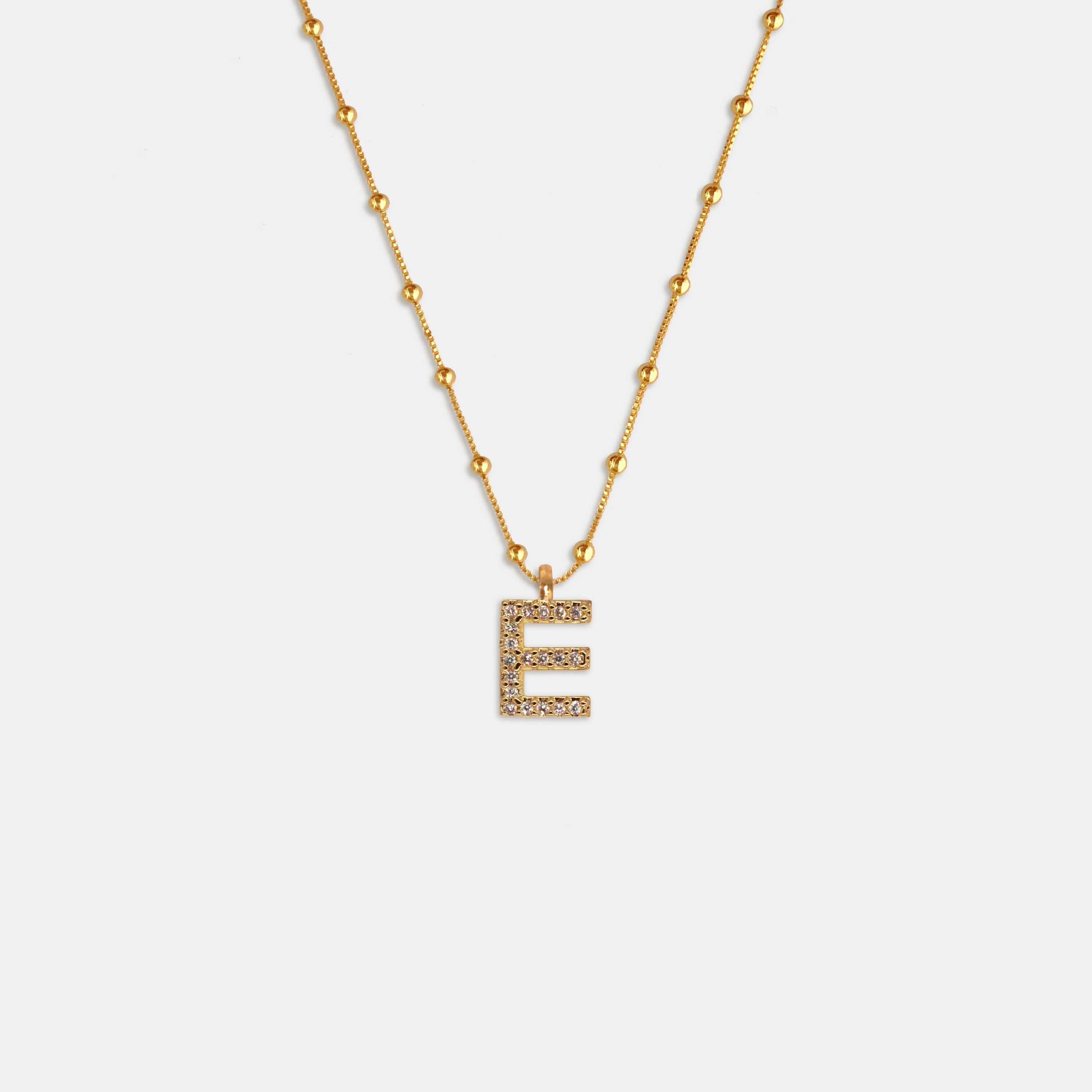 (WH) Collar Shine Letter
