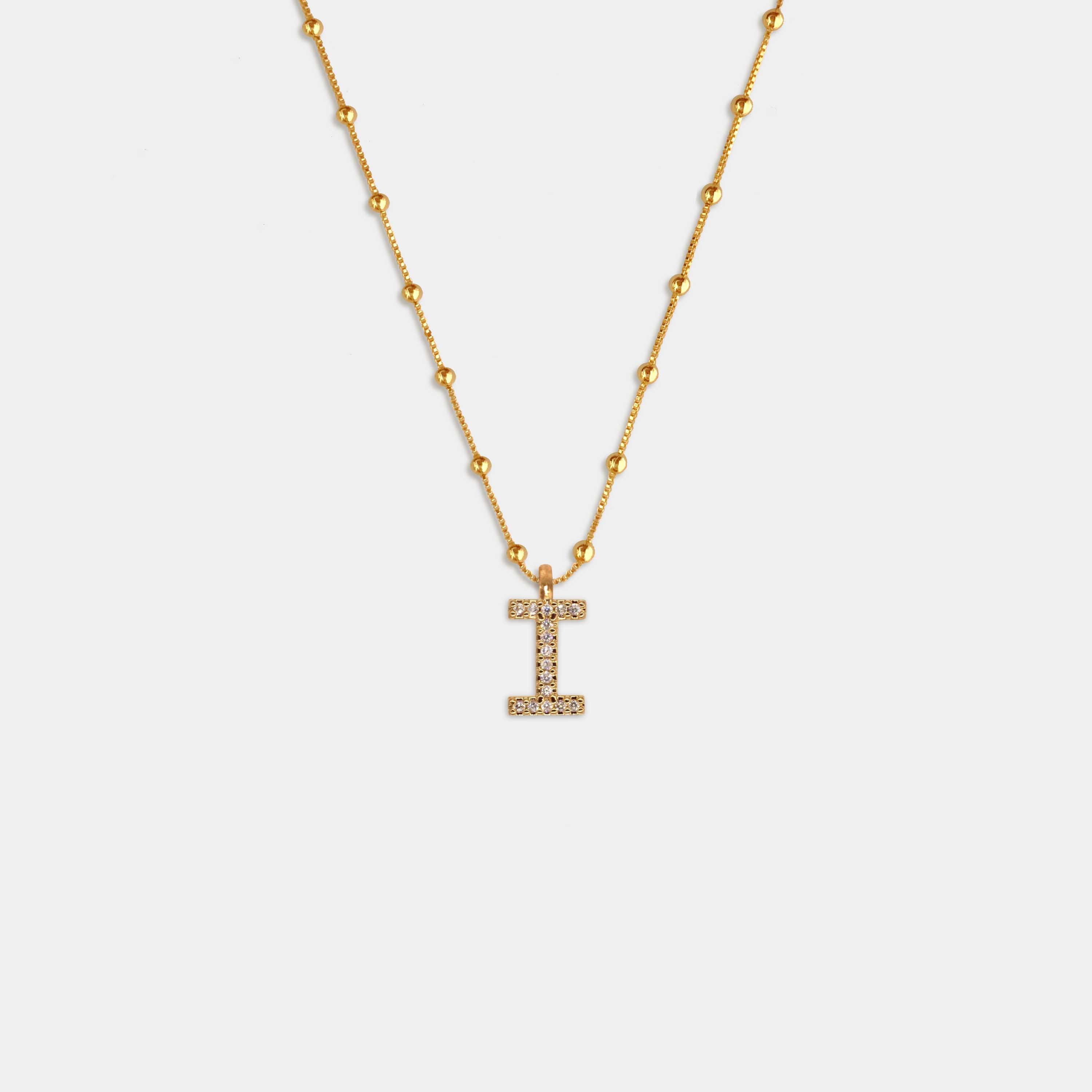 (WH) Collar Shine Letter