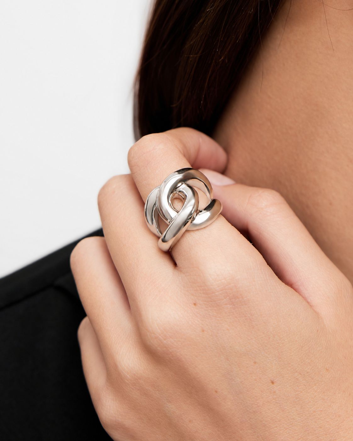 Anillo Eternal Rodio