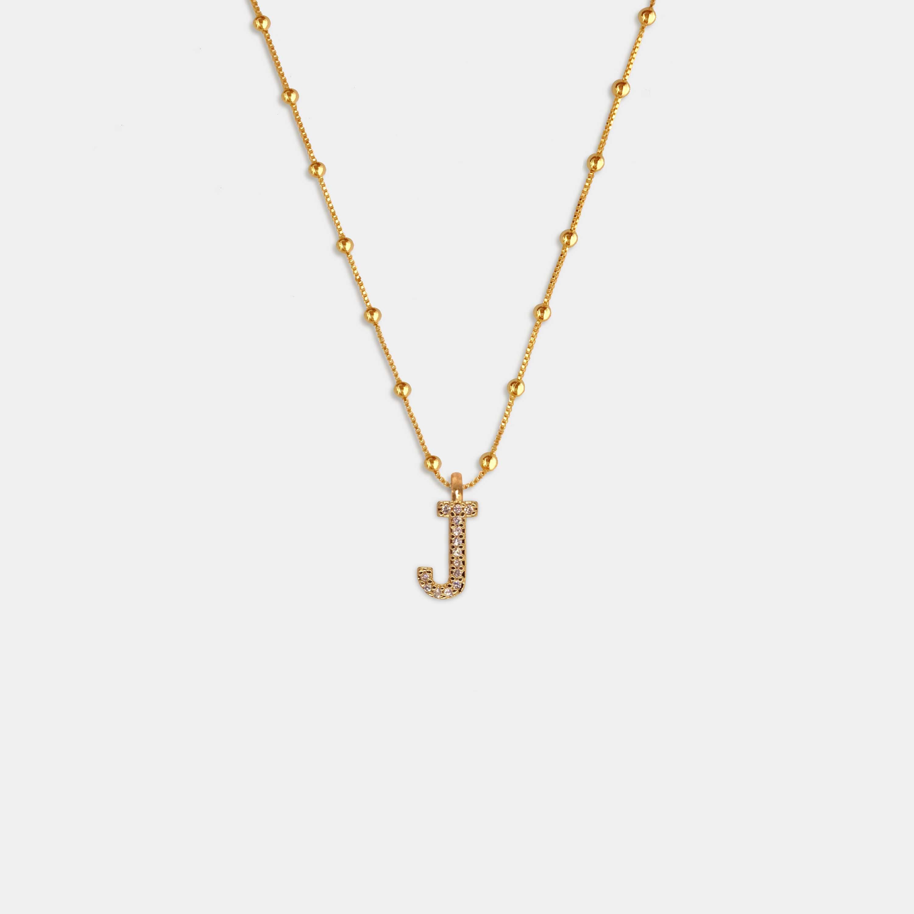 (WH) Collar Shine Letter