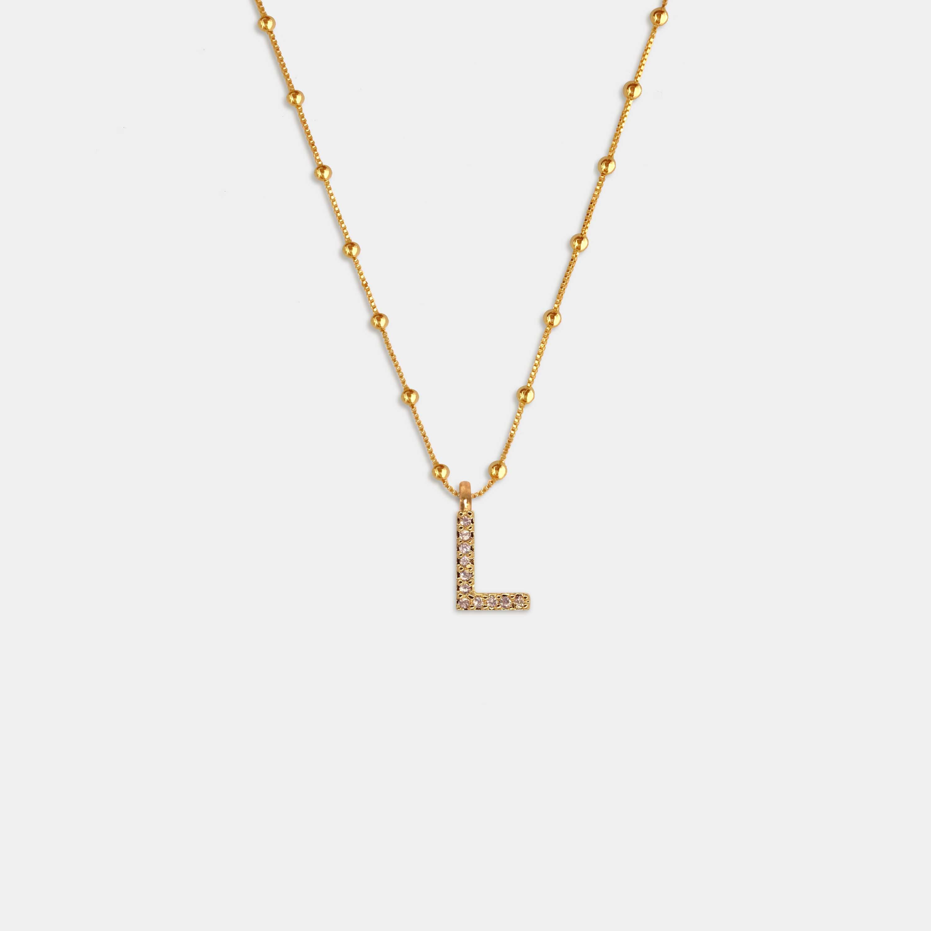(WH) Collar Shine Letter