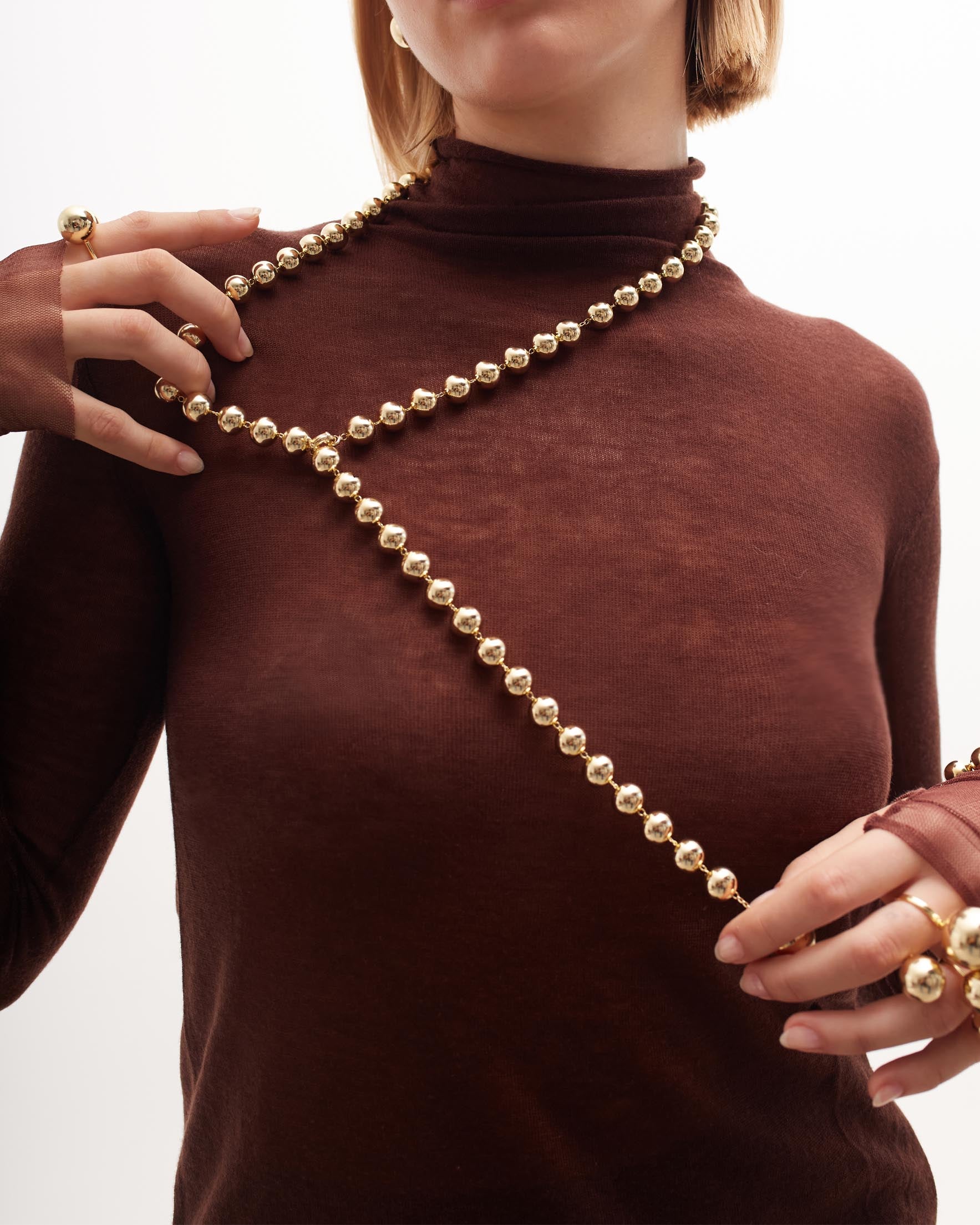 (WH) Collar Maxi Tie Balls - NUNU BARCELONA
