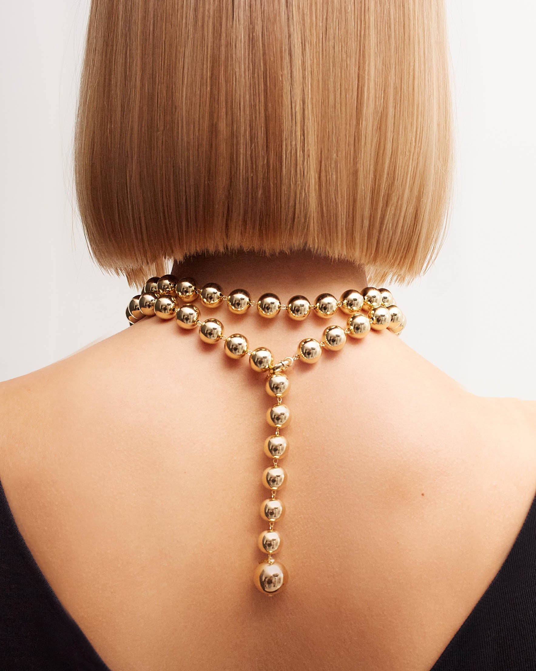 Maxi Tie Balls Necklace