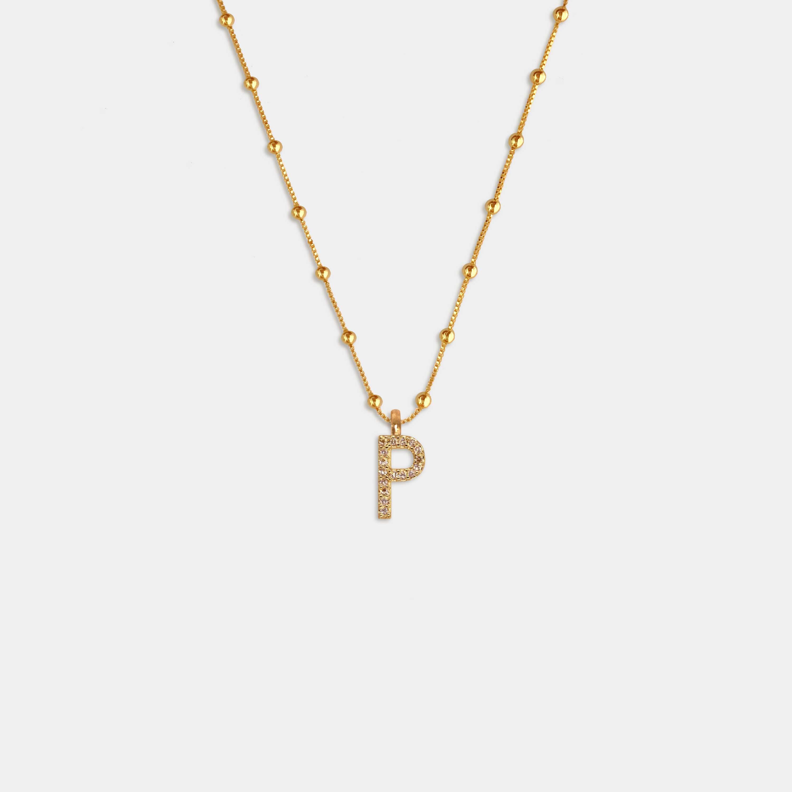 (WH) Collar Shine Letter