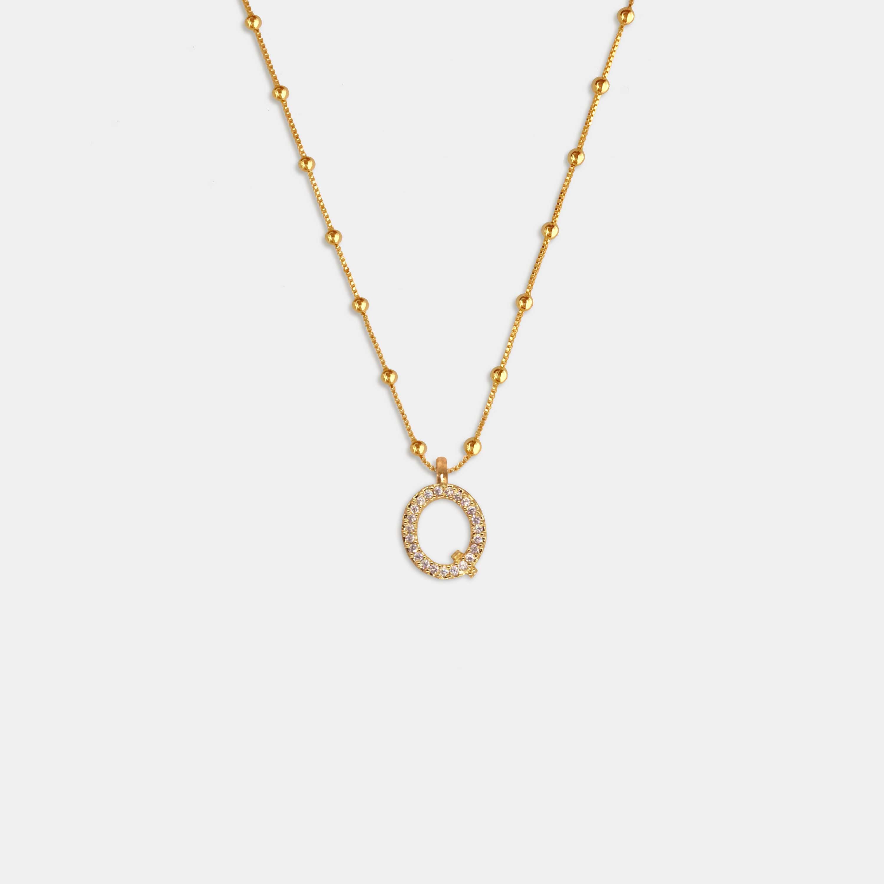 (WH) Collar Shine Letter