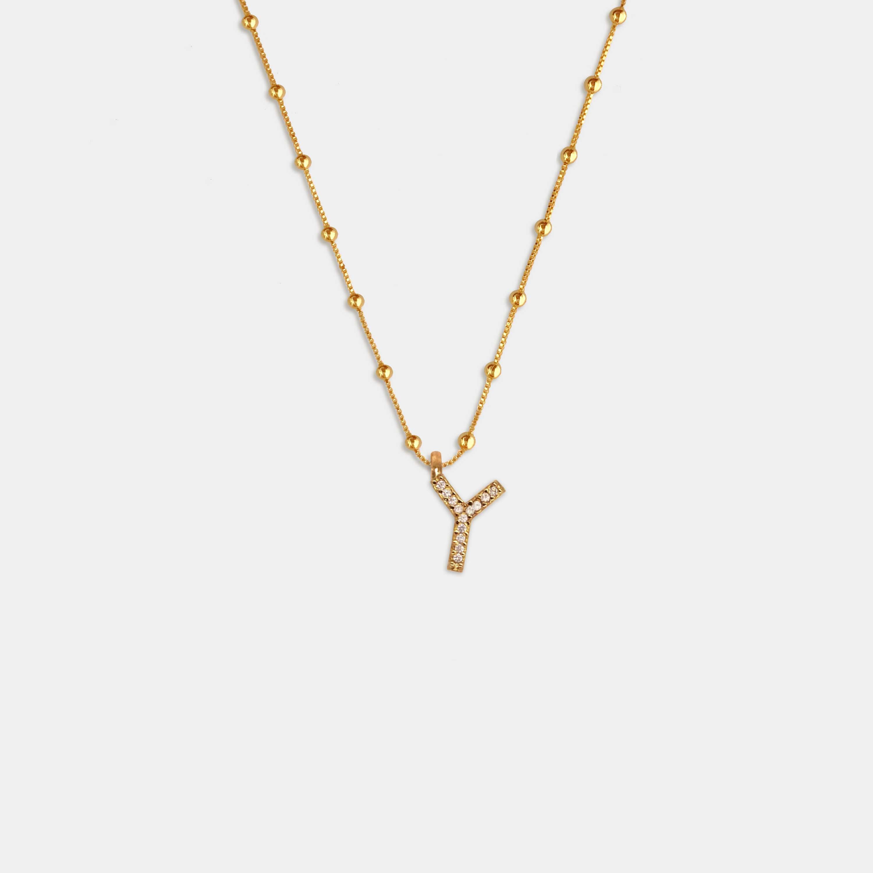 (WH) Collar Shine Letter