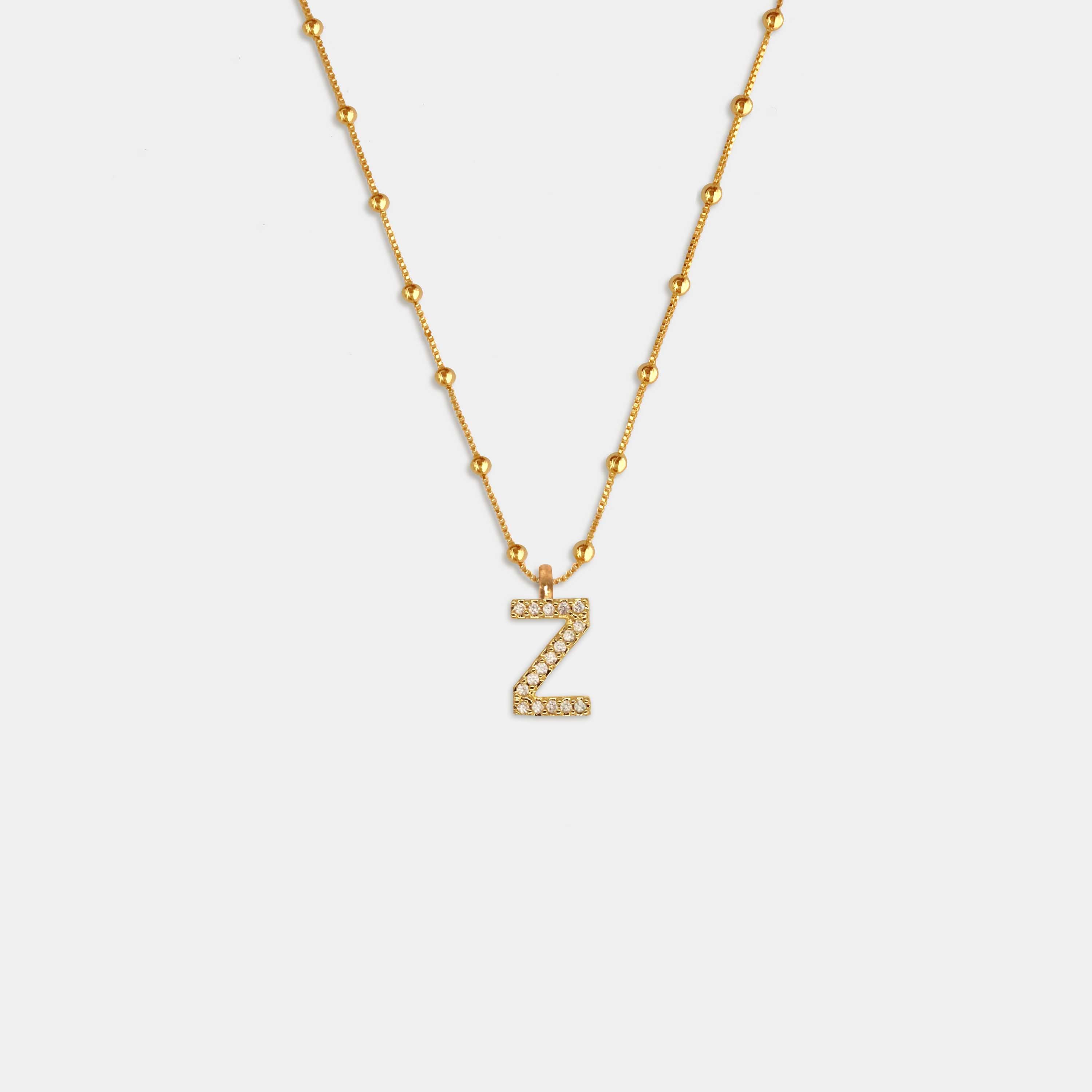 (WH) Collar Shine Letter
