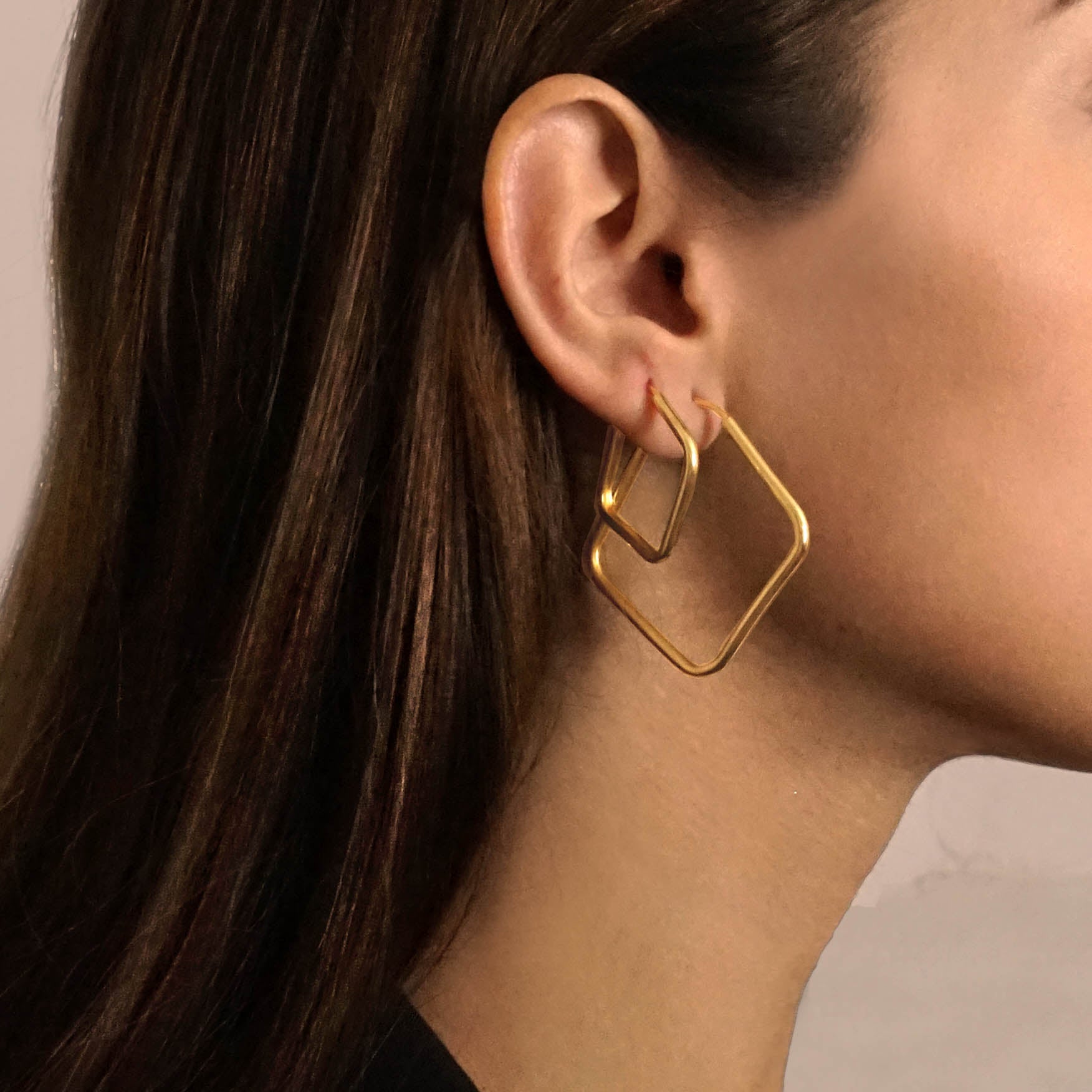 (WH) Pendientes Rhomboid