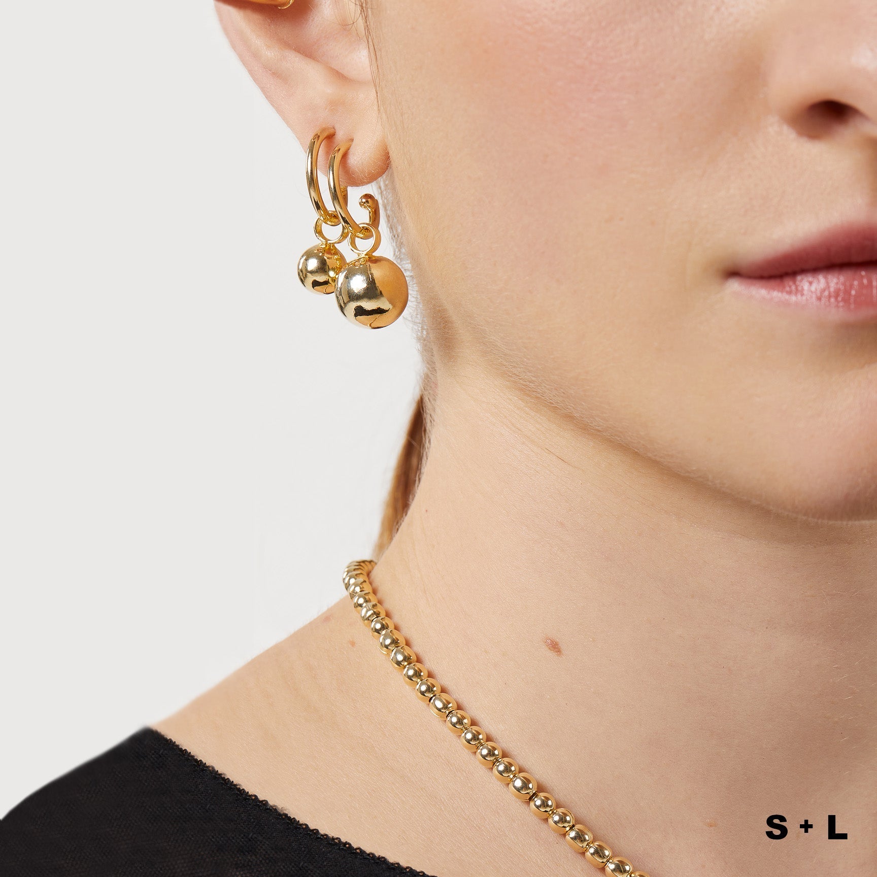 (WH) Pendientes Ring Ball