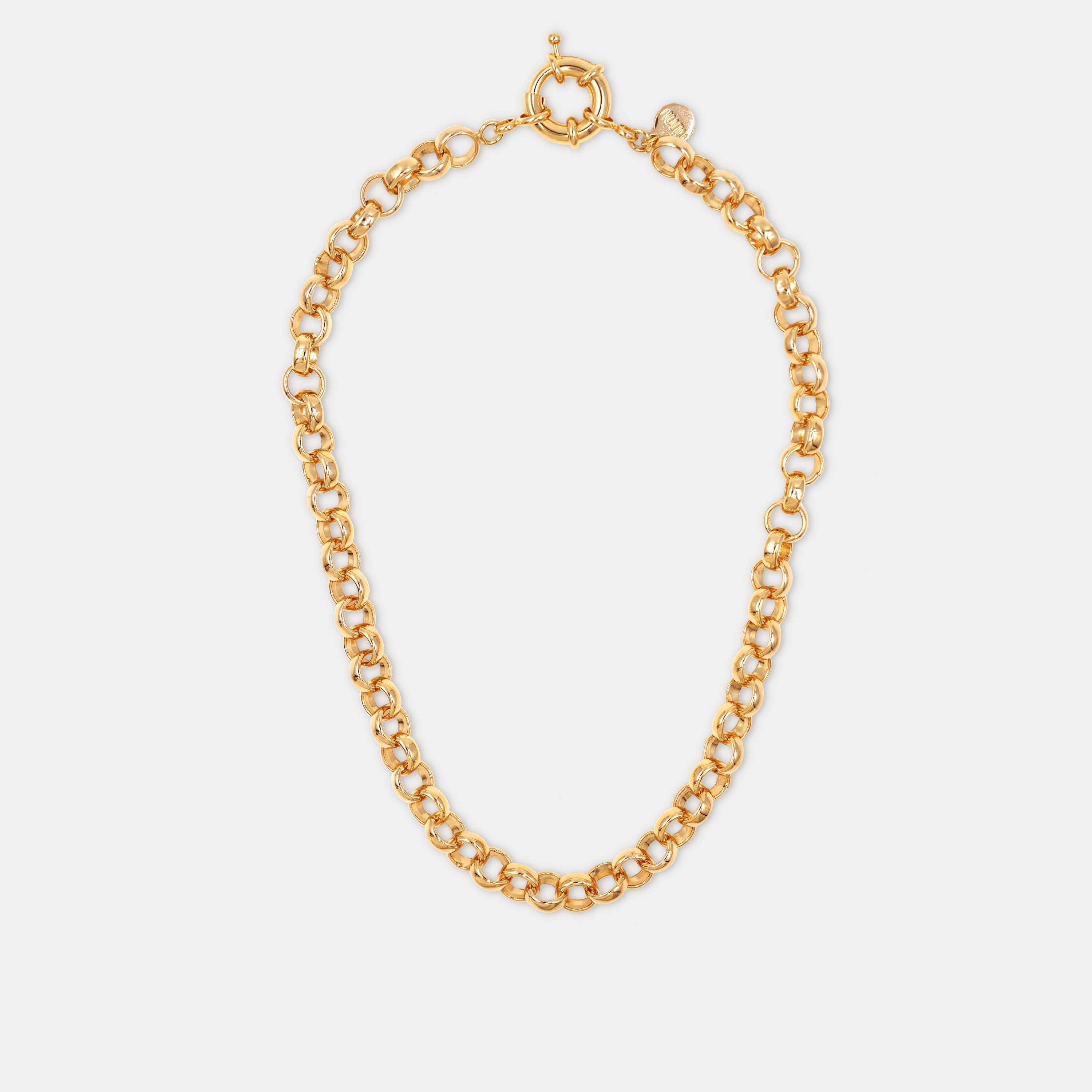 (WH) Collar Round Chained