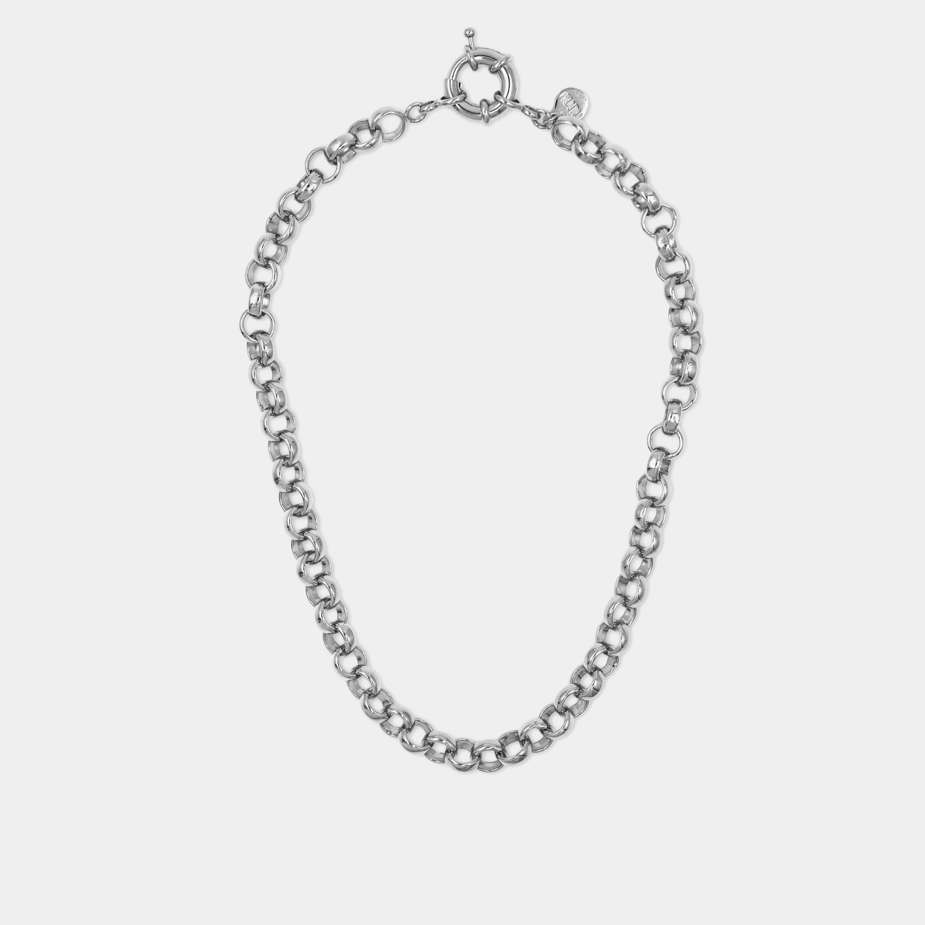 (WH) Collar Round Chained