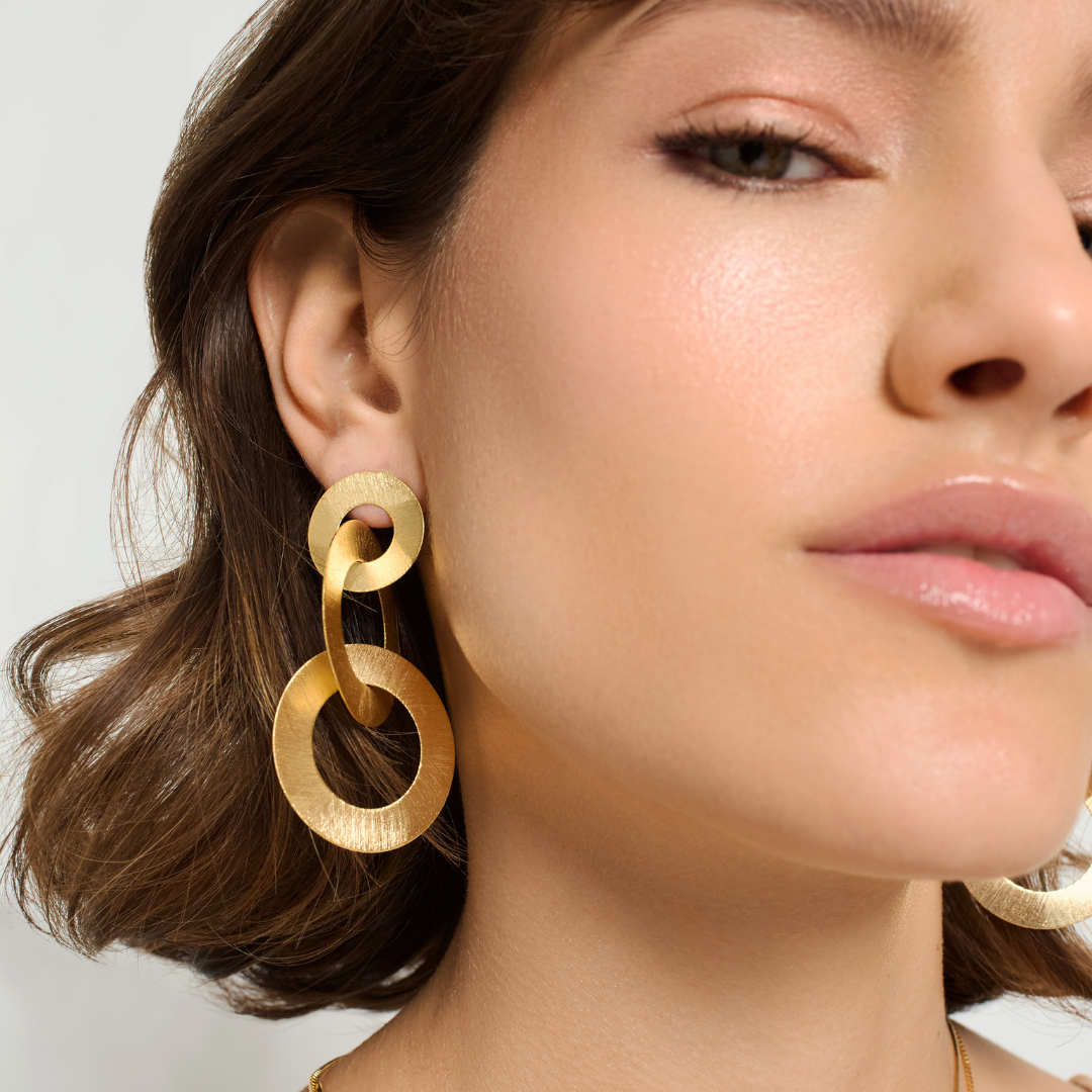 Pendientes Three Rings