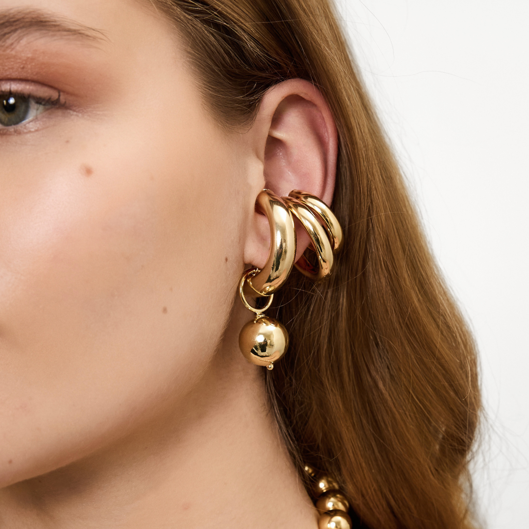 Pendientes Half Bill & Ball