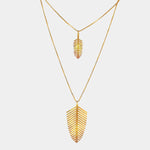 Double Fern necklace