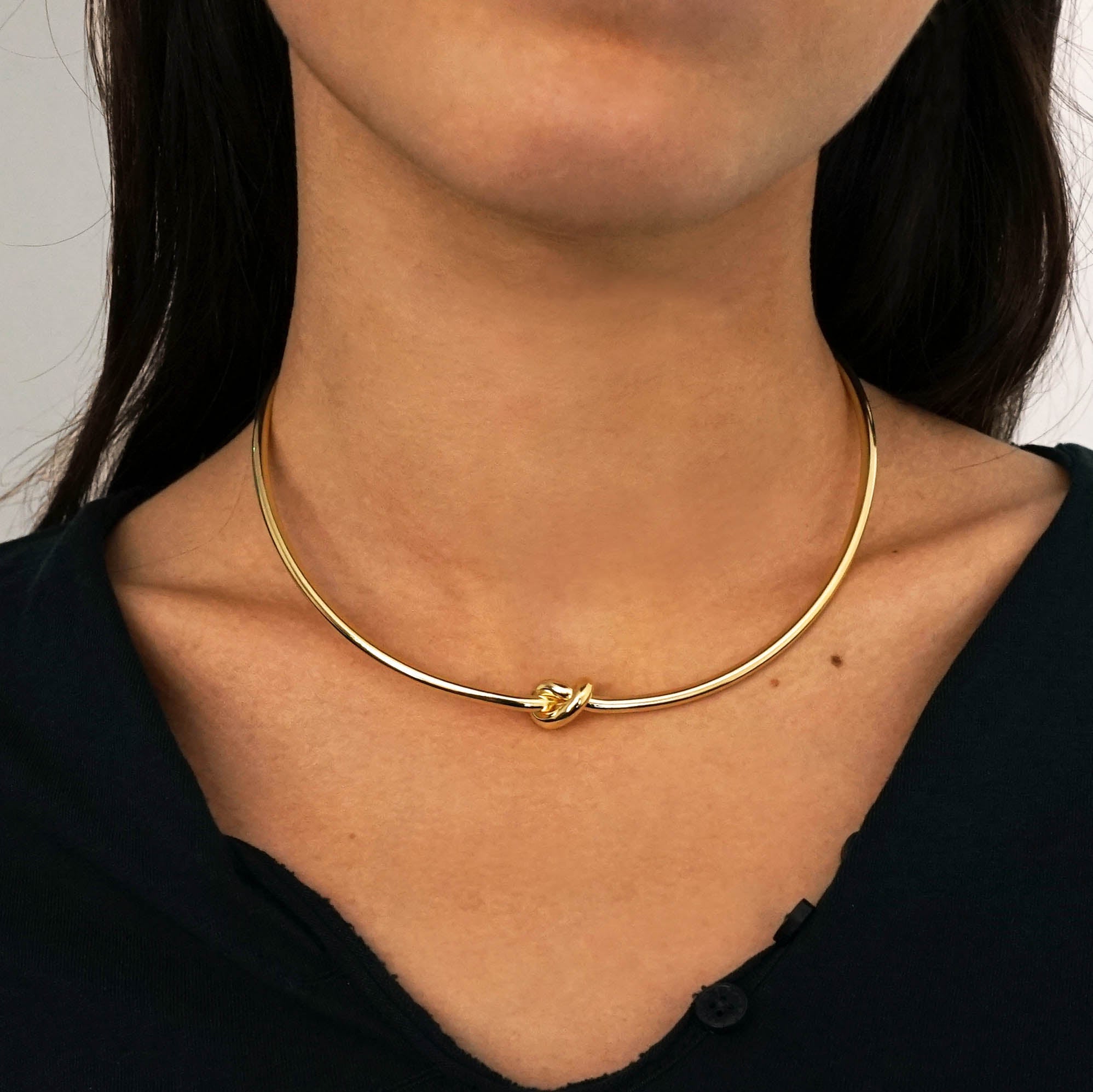 (WH) Choker Big Knot