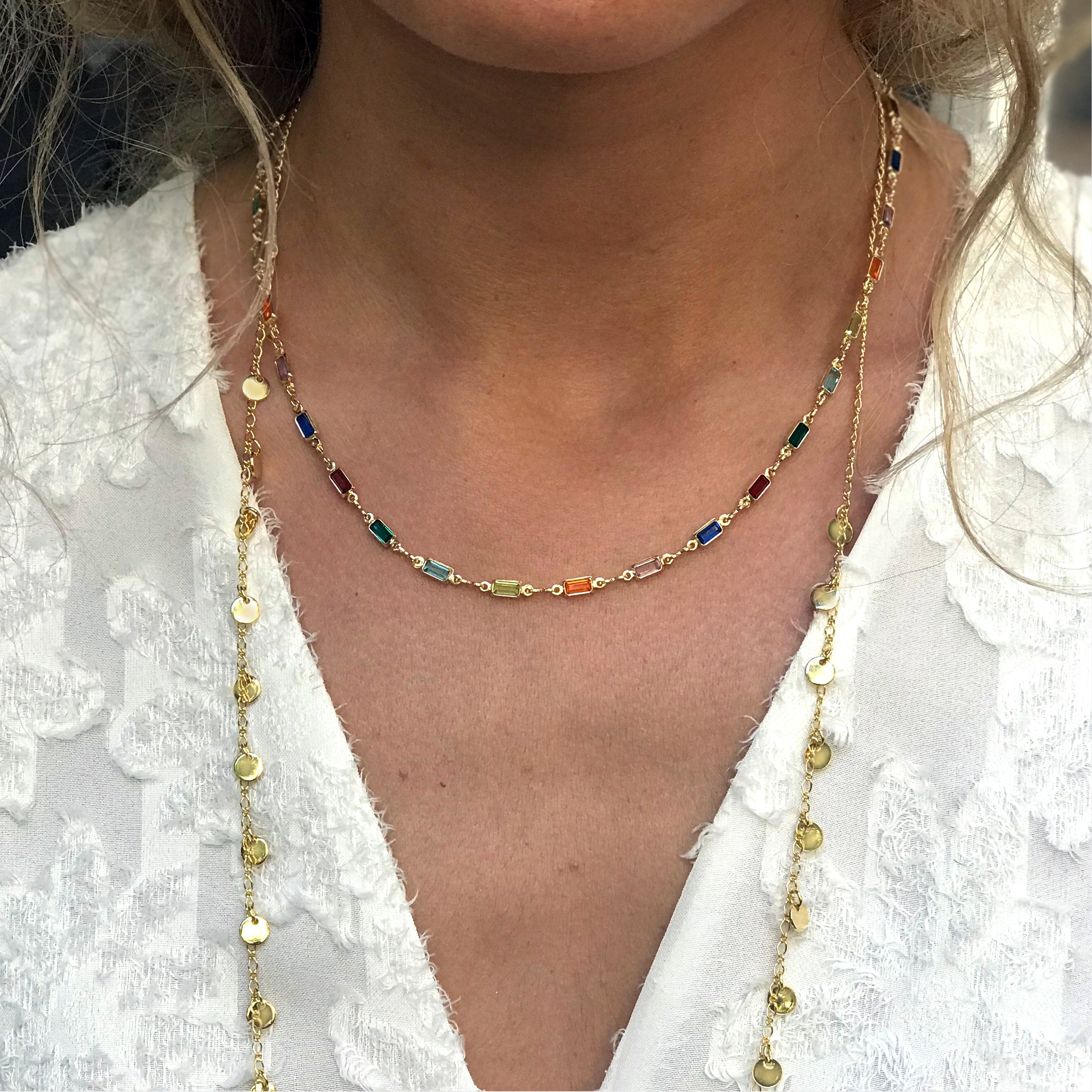 (WH) Collar Thin Square Gaudí